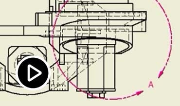 视频：Autodesk Inventor 的工程图创建功能提供了工程图模板、位置视图选项、自定义显示设置等