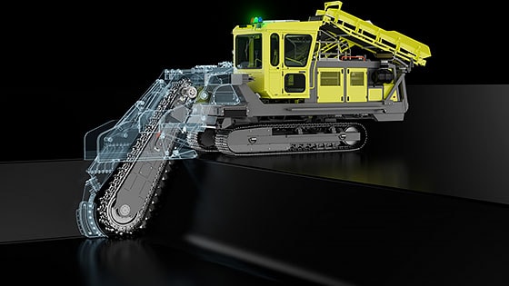 Rendering of the Mastenbroek trench digger 