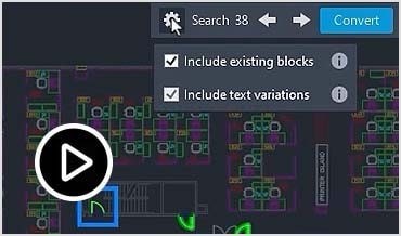 视频：智能块演示：Autodesk AutoCAD 中的搜索和转换