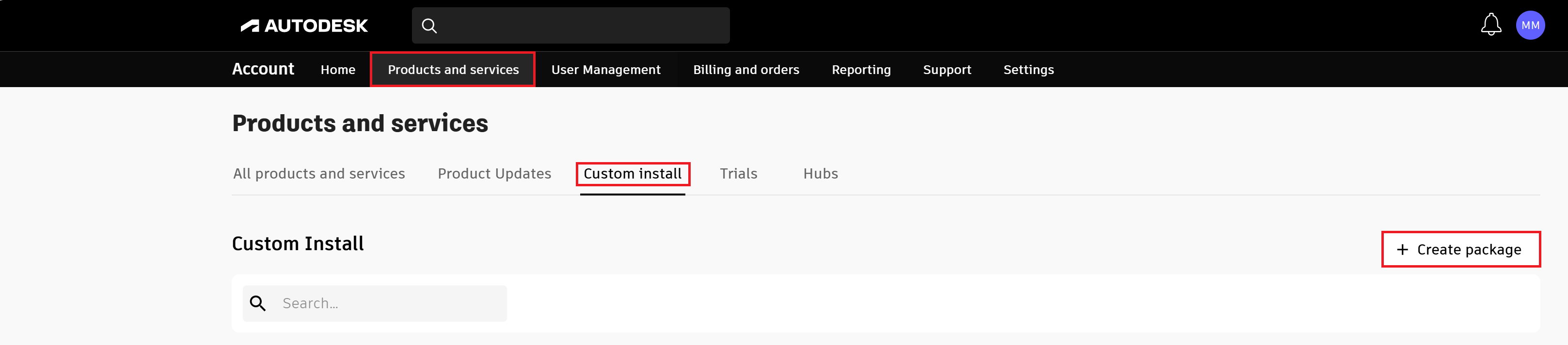Autodesk 下载与安装 - 通过 Autodesk Account 的自定义安装方法 - 选项 2