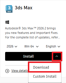 Autodesk 下载与安装 - 通过 Autodesk 帐户的下载方法